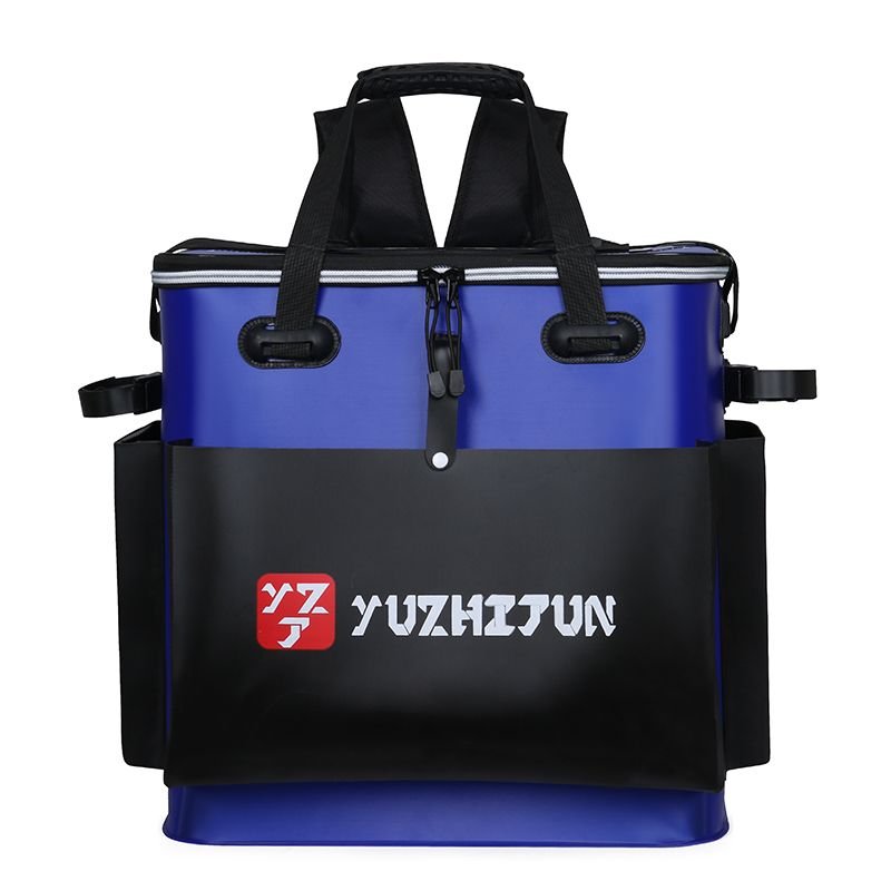 TWO-SHOULDER-BACK-FISHED LIVE-FISH DRUMS WITH A THICK EVA INTEGRATED MULTI-PURPOSE FISHING TANK